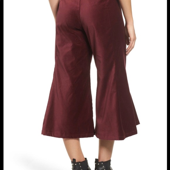 NEW CODE X MODE Velveteen Burgundy Pants (S) - Picture 4 of 6